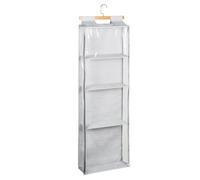 Générique Over The Door Yarn Storage Organizer - Dustproof Clear 4 Zipper Compartments, 15,8 x 4,7 x 50 pollici Yarn Wall Storage Knitting Organizer per artigianato Supplies Knitting Needles
