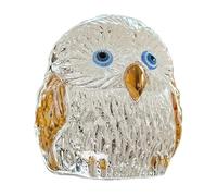 Générique Owl Ornament, Crystal Sparkling White Figurine, Decorative Owl Statua per Natale, Ringraziamento, compleanni, Family & Friends, Living Room, Bedroom, Shelf & Windowsill