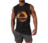 Générique Pacchetti Di Camicie Uomo Mens Allenamento Tank Top Sleeveless Shirt Muscolo Palestra Bodybuilding Fitness Training T Camicie Da Lavoro per Uomo Pack, Le Noir, XL