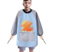Générique Paint Apron For Kids | Waterproof Paint Apron Art Smock | Skin Friendly Adjustable Smock Craft | Waterproof Painting Aprons For Kids F0r Arts Baking Gardening Artist Party Supplies Cooking