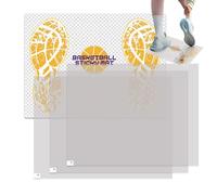 Générique Pallacanestro Sticky Mat, Pallavolo Aderente Grip, 17,72 x 12,99 in Scarpe opache portatili, Anti-Slip Sticky Enhancer, Training Court Practice Replaceable for Football, Workout