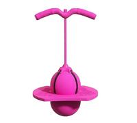 Générique Pallina rimbalzante con manico - Gioco di salto con pompa e maniglia incluse, sfera rimbalzante - per esercizio allenamento, salto equilibrio e gioco