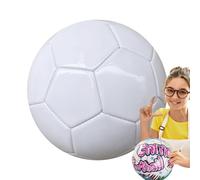 Générique Pallone Da Calcio Bianco | Pure White Calcio Dimensione 3 4 5 Graduazione Firma Ball | -Graffiti Dipinto per Scuola Giovani per Giorni Adolescenti Auto