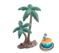Générique Palma Tropicale In Miniatura - Palma da cocco Decorativo, Albero Artificiale Realistico | Modello Di Paesaggio Per Plastica, Acquario, Realistico Crea Atmosfera TropMiniatura, Decorazione Da