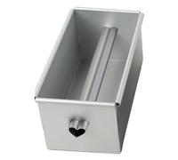 Générique Pane da forno per pane lungo con tubo rimovibile | Stampo per torta a cuore fluido antiaderente in alluminio per banana, torte al formaggio, panino