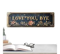 Générique Pannelli Murali per Decorazione Interna | Decorazione In Metallo Artistico Rustico Appendito,Pannelli Per Farm Arrivederci Decorazione Murale - Per Bar Garage Soggiorno Camera Porta Ingresso