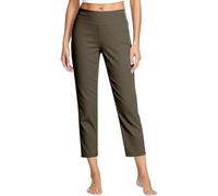 Générique Pantaloni a tre quarti casual e alla moda con dettagli abbottonati per un uso quotidiano, perfetti per l'estate e facili da lavare, vestibilità elegante e confortevole, verde, L