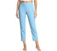 Générique Pantaloni a tre quarti casual e alla moda con dettagli abbottonati per un uso quotidiano, perfetti per l'estate e facili da lavare, vestibilità elegante e confortevole, Azzurro, XXL