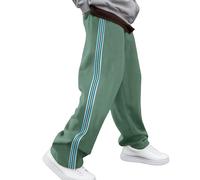 Générique Pantaloni casual dritti da uomo con caduto elegante e lunghezza perfetta per un comfort quotidiano eccezionale e uno stile versatile, verde, 3XL