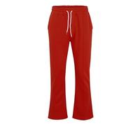 Générique Pantaloni da uomo alla moda, pantaloni casual da uomo, pantaloni flare aderenti e comodi, pantaloni con coulisse e elastico in vita, calze casual per tutti i giorni e casual, rosso, XL