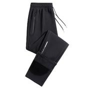 Générique Pantaloni da uomo in pile diritto abbigliamento invernale pantaloni spessi traspiranti comfort classico uomo pantaloni per ufficio città quotidiana design elegante pratico streetwear moda