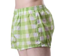 Générique Pantaloni larghi a quadri da uomo in cotone confortevole e traspirante ideale per la casa relax e notte