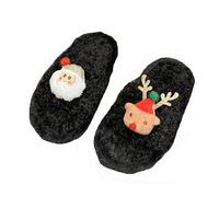 Générique Pantofole comode per la casa con motivo coniglio e coniglio per ragazza, moda autunno e inverno, Le Noir, 31 EU