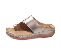 Générique Pantofole estive da donna con design a punta, ideali per la spiaggia e le uscite casual, con suola interna di massaggio confortevole per un uso tutto il giorno, oro, 37 EU