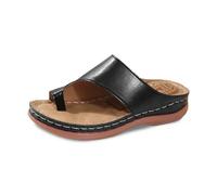 Générique Pantofole estive da donna con design a punta, ideali per la spiaggia e le uscite casual, con suola interna di massaggio confortevole per un uso tutto il giorno, Le Noir, 40 EU
