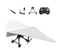 Générique Paper Airplane Kit fai da te | Foldable Electric With Gyro | Remote Control Paper Plane Drone Stem Toy for Outdoor Park Garden Patio Courtyard, Kids Boys and Girls