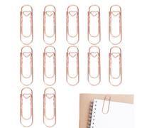 Générique Paperclip Pen Holder| 3,15 x 0,79 x 0,39 x 12 pezzi Heart-Shaped Pen Holder | For Work, Study, Desktop, Ufficio, Classroom, School, Home, Notebook, Diary, Or Journal Organization