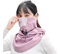 Générique Passamontagna da moto, copertura per il viso in pile antivento | Passamontagne traspiranti da uomo,Design integrato per amici di famiglia e colleghi, viola., Se référer au descriptif