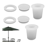 Générique Patio - Tavolo Umbrella Foro Rague - 6 pezzi COPERTURE DI The SUBILLAGGIO - Adatto da 2 a 2,5 pollici di ricambio per foro da scrivania per ombrelloni Beach Coffee Shop Deck Garden