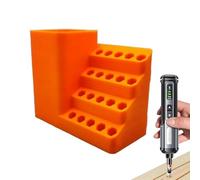Générique Pegboard Power Tool Attachment Rack - Power Tool Attachment Anti-slip | Heavy-Duty Hex Bit Storage Workshop Garage Cabinet | Bit Storage Organizer For Toolhouse Garage Shed Basement Cabinet