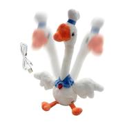Générique Peluche | 34 cm Ricaricabile, ripete le vostre parole e registra, decorazione | Peluche per compleanno ragazza ragazzo per divano camera auto