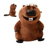 Générique Peluche Beaver1 - Peluche 22 Cm | Castoro Adorabilmente Realistico1 | Peluche per adolescenti e adulti da coccolare, collezionare o decorare con una costruzione morbida e duratura fuori