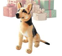 Générique Peluche cane Realiste,Cuscino decorativo morbido artigianale, cucciolo di peluche, per la famiglia, gli amici, i ragazzi, le ragazze, la casa interna di compleanno