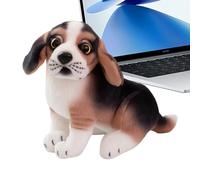 Générique Peluche Cane - Statuetta morbida e adorabile cucciolo | animale in peluche cucciolo realistico | per adulti, adolescenti, studenti, divano, interni auto, decorazione per interni