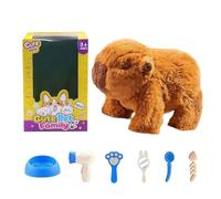 Générique Peluche Capybara Elettrico | Compagno Lenitivo | Peluche Robotizzato Camminando E Saltando | per Ragazze Ragazzi per Soggiorno Camera da Ufficio Viaggi