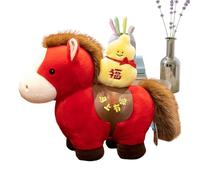 Générique Peluche Cavallo | Figura E Design Cinese Di 20 Centimetri - 2026 Giocattoli Di Peluche Dolce Di Cavallo | Regali per Ragazzi Ragazze E per Capodanno Compleanno Presepe E