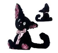 Générique Peluche gatto animale | 35 cm morbido con e cuscino soffice, gatto in peluche, per ragazza, ragazzo, compleanno, feste, decorazione, casa, viaggio, Capodanno, camera da