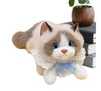 Générique Peluche Gatto, con Dispositivo Sonoro, Giocattolo di Peluche Morbido Gatto E per Feste, Viaggi, Auto, Divano, Appartamento, Compleanni, Halloween