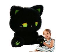Générique Peluche Gatto | Cuscino Doudou Gatto Decorativo | Cuscino interattivo morbido per la pelle con emozioni espressive per ragazze ragazzi famiglie adolescenti