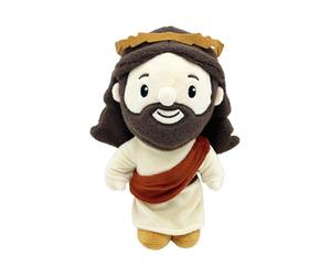 Générique Peluche Gesù - in tessuto morbido 28 cm, religioso in peluche per bambini e compagni di preghiera dolce | Decorazione sacra per regalo di nascita battesimo scuola domenicale