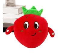 Générique Peluche Musicale Interactive Fragola Fragola Interattiva Touch | Fruit Sensorial Doudou Educativo per la Camera Presepe