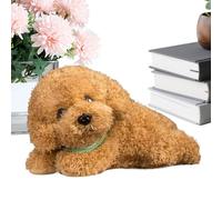 Générique Peluche per cani - Giocattoli di peluche Golden Retriever morbidi e | Bambole animali e dolci realistiche | Giocattolo in peluche per cani | per fidanzata uomini donne G