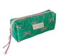 Générique Pen Case Kids, Bow Large Capacity Pencil Pouch, Multifunctional School Supplies, Lightweight Stationery Container, Practical and Cute Organizer for Home, Classroom, verde, Se référer au