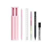 Générique Pencil Pouch Box, Pen Storage Box Kids, Pencil Case, Multifunctional Pencils Storage Boxes, Pen Container for Travel, (19,7 x 6,7 x 4,5 cm/7,76 x 2,64 x 1,77 inches) White, Blue, Pink, rosa,