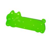 Générique Pencil Pouch, Custodia in silicone, Cat-Shaped Soft Stationery Storage Organizer for Desk Supplies, Teens Classroom School Home Dorm Use, 8,66 x 1,97 x 3,74 pollici, 1 pezzo, verde