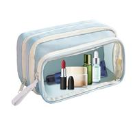Générique Pencil Pouch, Stationery Organizer, High Capacity Case with Handle 8,86x4,72 pollici, School Supplies for College Backpack, Office Drawer, Travel Bag, Classroom, Library, Tutoring, Dorm, blu