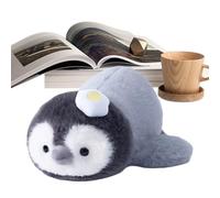 Générique Penguin Stuffed Animal - 150 g Cute Plush Hugging Toy | 9,84 pollici Soft Lying Pillow, Penguin Stuffed Animal for Kids Girls Boys Divano Bed Home Nursery Car Birthday