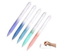 Générique Penna retrattile Gel Set, Quick Drying Ink, Smooth Writing Tools, Gradient Color Shell, Examination Stationery, School Office Supplies Writing People Gift