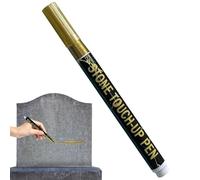 Générique Pennarello in pietra tombale, resistente sbiadimento e ad asciugatura rapida, penna per pittura in pietra tombale, per iscrizioni, lastre commemorative, marmo, ceramica, granito