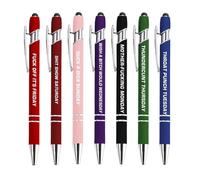 Générique Penne a,Kit di sette forniture scolastiche originali | Penne a inchiostro liquido per la scrittura | Per Corsi Compiti Ufficio Club Studenti Insegnanti