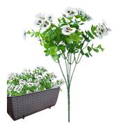 Générique Pensieri artificiali per esterni | Fiori artificiali resistenti alle intemperie | Realistici per decorazione floreale per interni ed esterni, idee per fioriere e cortili