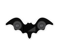 Générique per auto al neon, ricaricabile Bat Lamp, Uv Shield with Cordless Feature, Solare Glow with Adjustable Design, Auto Accessory, Led Decoration for Vehicles Window Dashboard Outdoor Travel