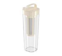 Générique per caffè infuso a freddo, macchina per caffè a freddo - Macchina per caffè manuale a,Bottiglia di acqua del frigorifero portatile con filtro, barattolo di succo estivo per tè caldo