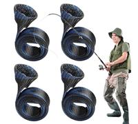 Générique per Canna da - in Tessuto Portatile per canne,Protezione Elastica Rinforzata per deposito Trasporto Ponte, Spiaggia, Lago Garage, banchina, Surf, Fiume, Kayak, Barca