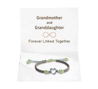 Générique Per E Regalo Anelli A Mia nipote Braccialetti e carte legati per sempre Braccialetti in naturale Gioielli Regali Perla Regalo Acciaio Gioielli, Taglia unica, Altro, Senza Gemme