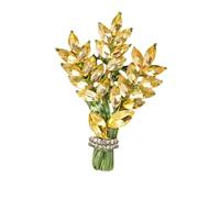 Générique per spilla e spilla accessori per gioielli da donna, spille e spille alla moda, gioielli da sposa, colore: giallo, One Size)